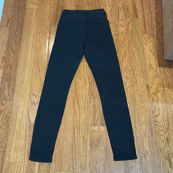 TOPSHOP MOTO TALL JAMIE JEANS HIGH RISE IN BLACK SIZE 25 w - Picture 7 of 7